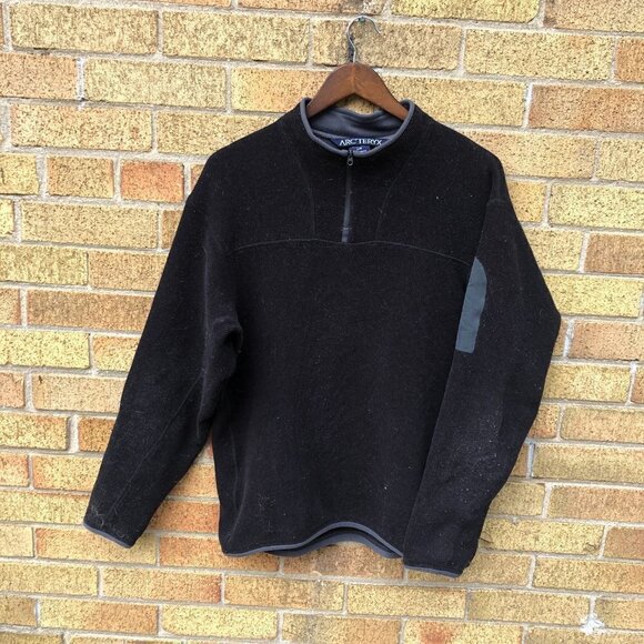 Vintage Arc'Teryx PolarTec Jacket Large Black - Picture 3 of 10
